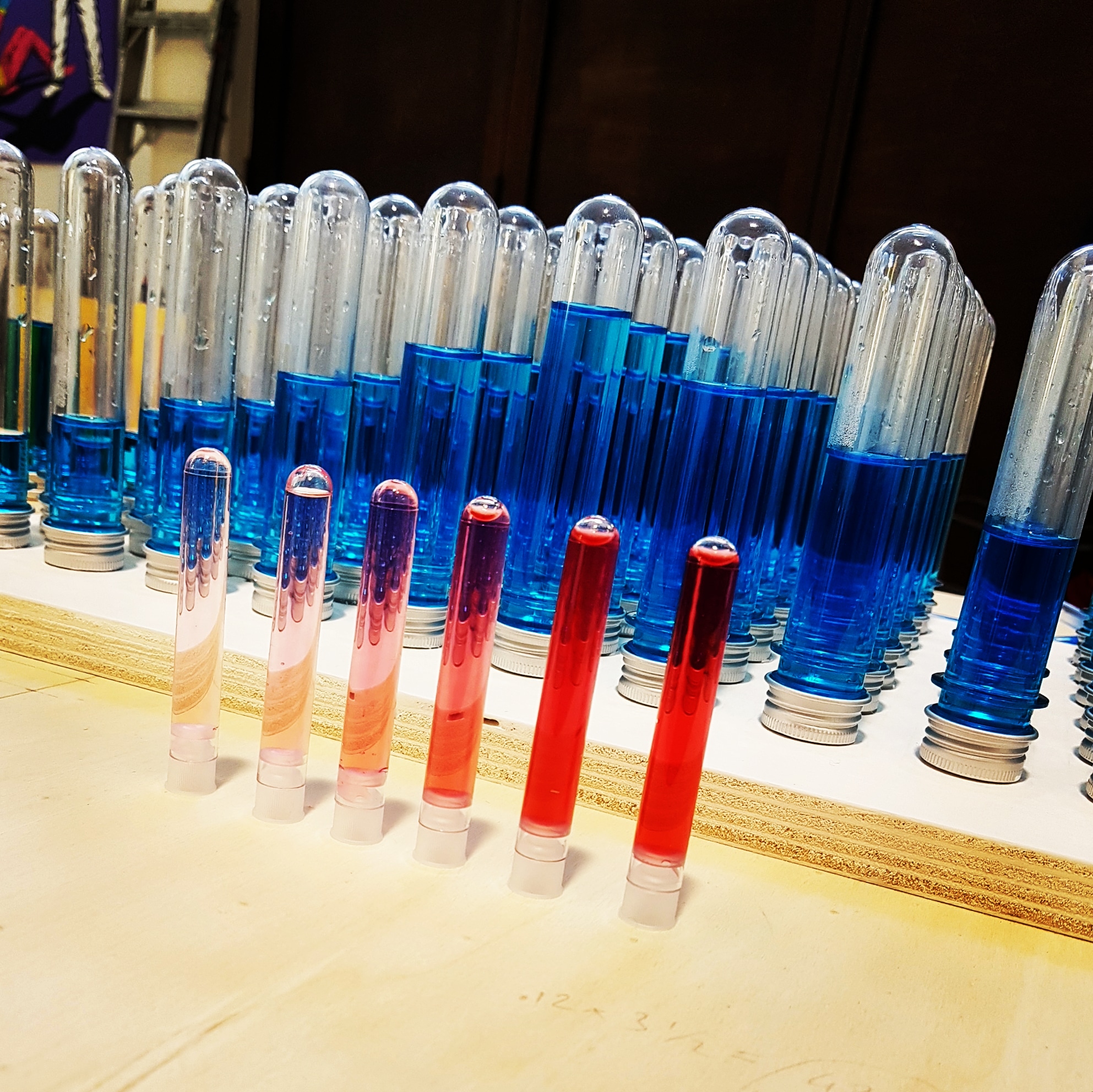 Test tube art from Anthony Moman